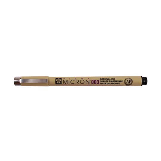 Pigma® Micron® 003 Black Pen